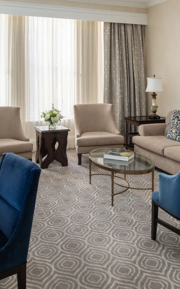 Parlor In A King Luxurry Suite At The Roosevelt New Orleans