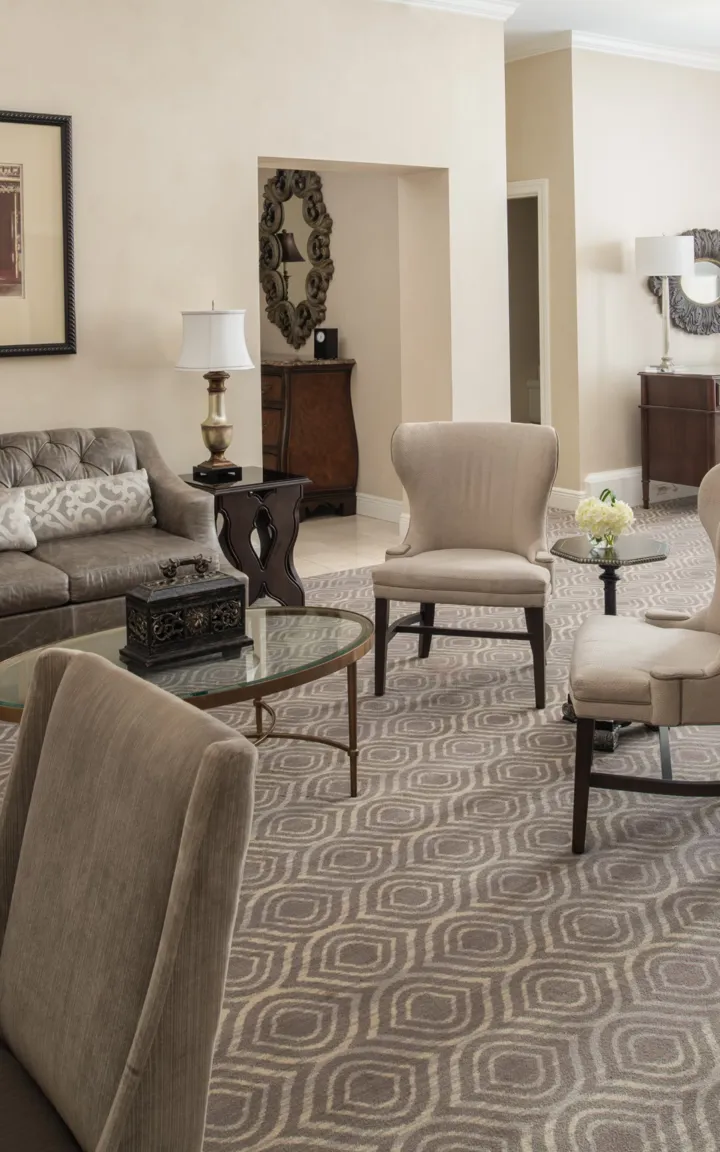 Parlor In A Waldorf Suite At The Roosevelt New Orleans