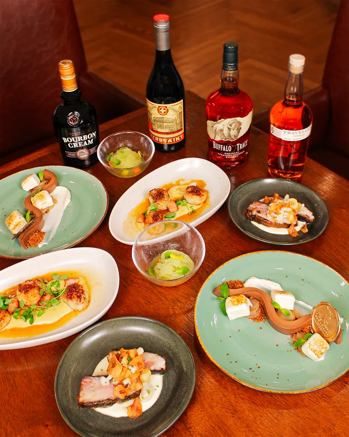 Tales Tasting Food Plates And Drinks