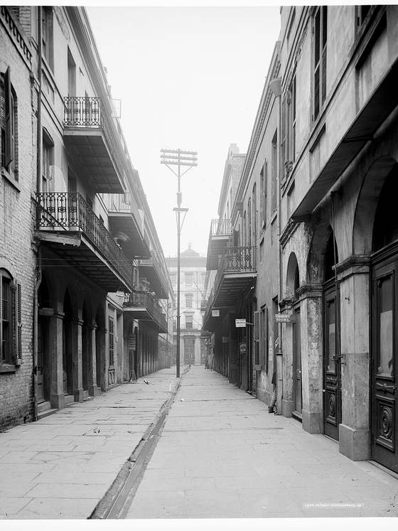 Exchange Alley, New Orleans, circa 1900